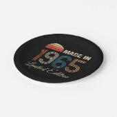 1965ヴィンテージ60誕生日 ペーパープレート (アングル)