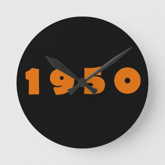 1965ヴィンテージ ラウンド壁時計 (正面)