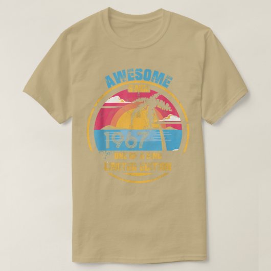 1965年から55歳素晴らしのヴィンテージ Tシャツ (デザイン正面)