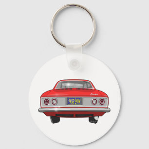 1965年のシボレーCorvairのパスの羨望 キーホルダー