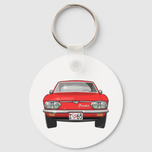 1965年のシボレーCorvairの正面図 キーホルダー