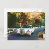 1965年のベンツ220SEbのクーペのクラシック車 ポストカード (正面/裏面)