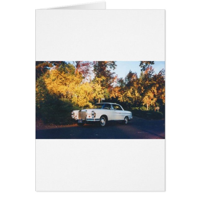 1965年のベンツ220SEbのクーペ (正面)