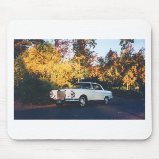 1965年のベンツ220SEbのクーペ マウスパッド (正面)