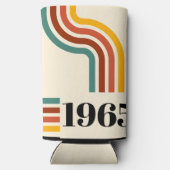 1965年レトロストライプヴィンテージポスター スリム缶クーラー (裏面)