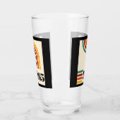 1965年レトロストライプヴィンテージポスター タンブラーグラス (左)