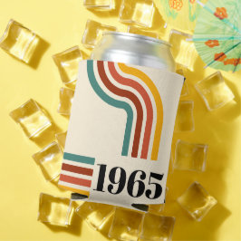 1965年レトロストライプヴィンテージポスター 缶クーラー