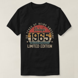 1965年ヴィンテージ限定版 59歳の誕生日ギフト Tシャツ