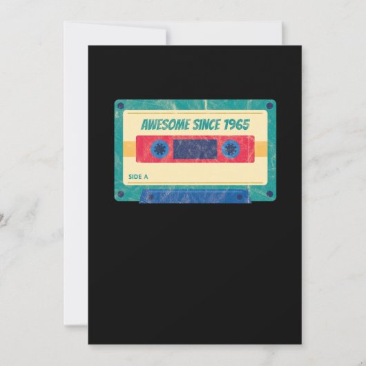 1965年以来55番目の誕生祝い素晴らしギフト 招待状 (正面)