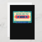 1965年以来55番目の誕生祝い素晴らしギフト 招待状 (正面/裏面)