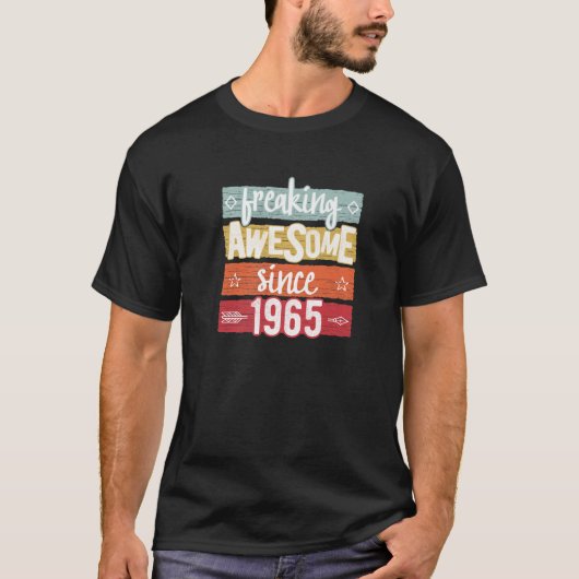 1965年以素晴らし来のフレック，レトロ誕生日ギフト Tシャツ (正面)