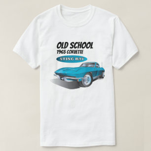 1965年型スティングレイ コルベット オールドスクール Tシャツ