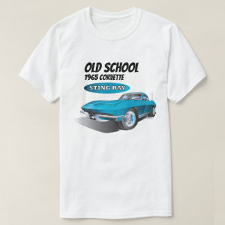 1965年型スティングレイ コルベット オールドスクール Tシャツ