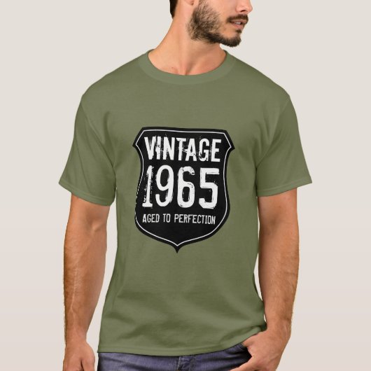 1965年完全熟成 |ヴィンテージ誕生年鑑 Tシャツ (正面)