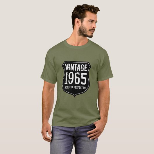 1965年完全熟成 |ヴィンテージ誕生年鑑 Tシャツ (正面フル)
