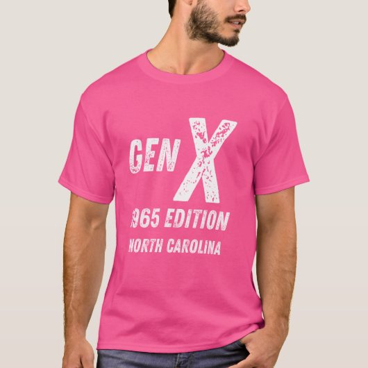 1965年版ジェネレーションX ノースカロライナ生まれ Tシャツ (正面)