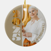 1965年生まれの方への60歳の誕生日プレゼント オーナメント (裏面)