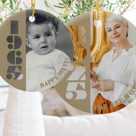 1965年生まれの方への60歳の誕生日プレゼント オーナメント