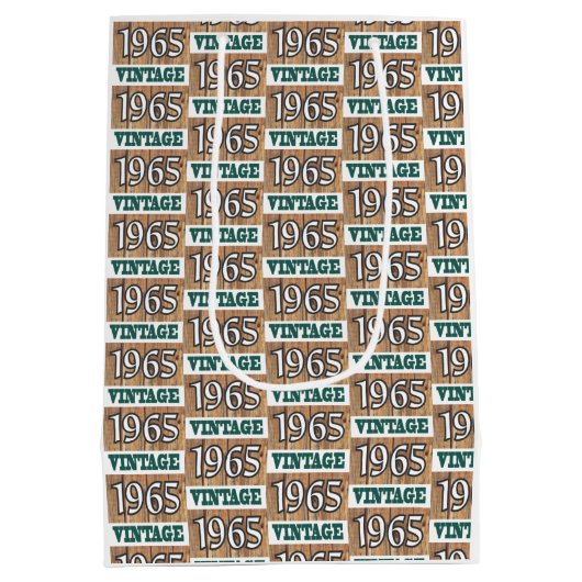 1965年生まれ中抱き枕 ミディアムペーパーバッグ (裏面)