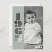 1965年生まれ写真60th birthday party招待 招待状 (正面)