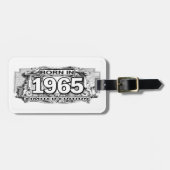1965年生まれ限定版 ラゲッジタグ (正面横)