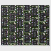 1965年誕生日トリビア ラッピングペーパー (フラット)