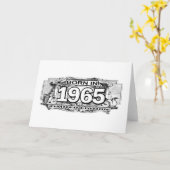 1965年限定特別版 カード (黄色い花)