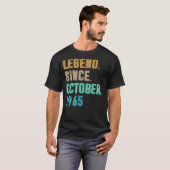 1965年10月57誕生以来57歳の伝説 Tシャツ (正面フル)
