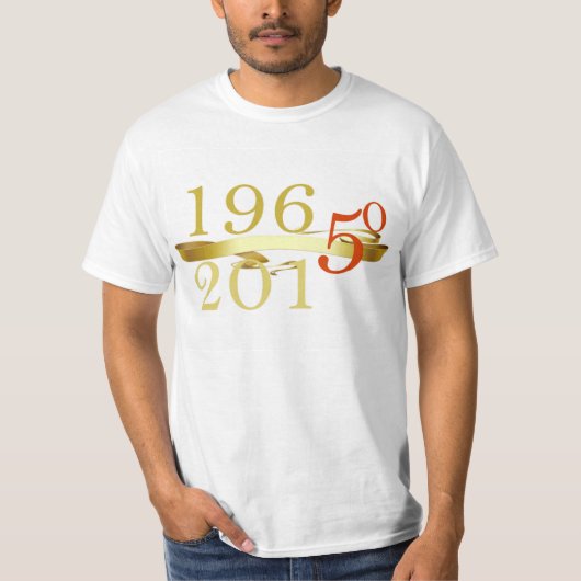 1965年- 2015記念する50 Tシャツ (正面)