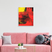 1965抽象芸術キャンバス印刷 キャンバスプリント (インサイチュ (リビング))
