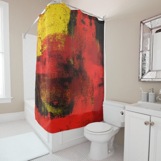 1965抽象芸術シャワー シャワーカーテン (インサイチュ)