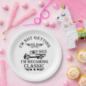 1965生まれ年のヴィンテージ誕生日ギフト ペーパープレート (パーティー)