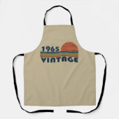 1965生まれ年ヴィンテージ60歳の誕生日プレゼント エプロン (正面)