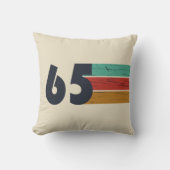 1965生まれ年ヴィンテージ60歳の誕生日プレゼント クッション (正面)
