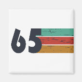 1965生まれ年ヴィンテージ60歳の誕生日プレゼント マグネット (正面)