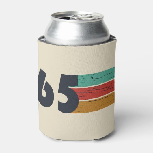 1965生まれ年ヴィンテージ60歳の誕生日プレゼント 缶クーラー (缶正面)