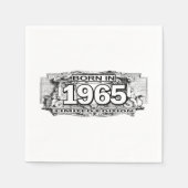 1965生まれ年限定版ナプキンス スタンダードカクテルナプキン (正面)