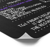 1965生まれ年55歳の誕生日パーティーに女性のサインを ポスター (角)