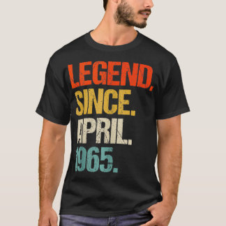 1965生まれ年59歳1965年59歳の誕生 Tシャツ