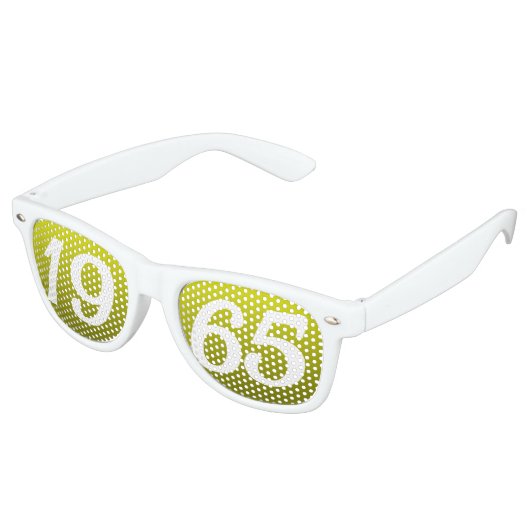 1965生まれ年60歳の誕生日おもしろいの陰 レトロサングラス (アングル)