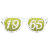 1965生まれ年60歳の誕生日おもしろいの陰 レトロサングラス (正面)