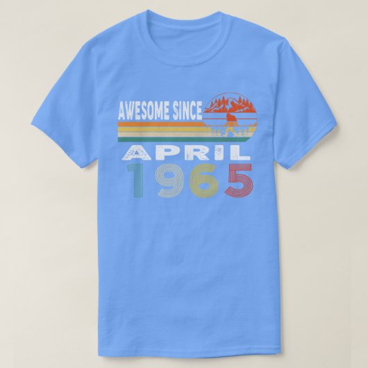 1965素晴らし年4月以来 Tシャツ (デザイン正面)