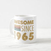 1965素晴らし年60誕生日以来 コーヒーマグカップ (正面左)
