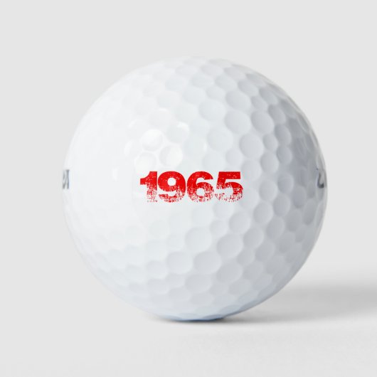 1965 ゴルフボール (正面)