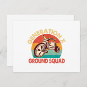 1965-1980世代世代X世代XグラウンドSqu 出欠カード (正面/裏面)