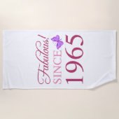 1965 60誕生日以来の素晴らしい ビーチタオル (正面)