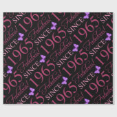 1965 60誕生日以来の素晴らしい ラッピングペーパー (フラット)