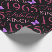 1965 60誕生日以来の素晴らしい ラッピングペーパー (角)