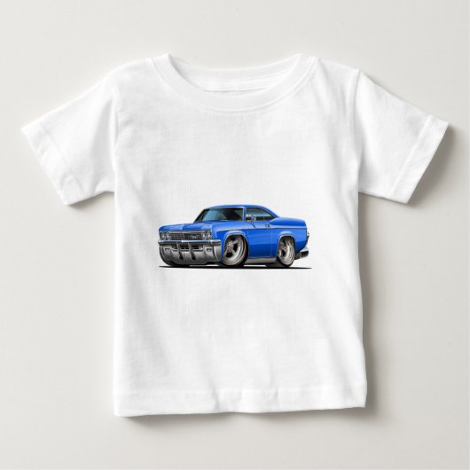 1965-66年のインパラの青車 ベビーTシャツ (正面)