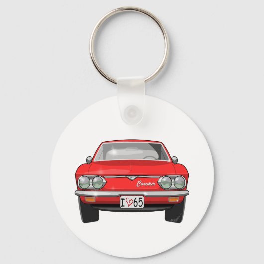 1965 Chevrolet Corvair前面 キーホルダー (正面)